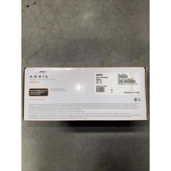 ~NEW SEALED~ ARRIS SURFboard SBG6950AC2 DOCSIS 3.0 Cable Modem - Picture 2 of 3